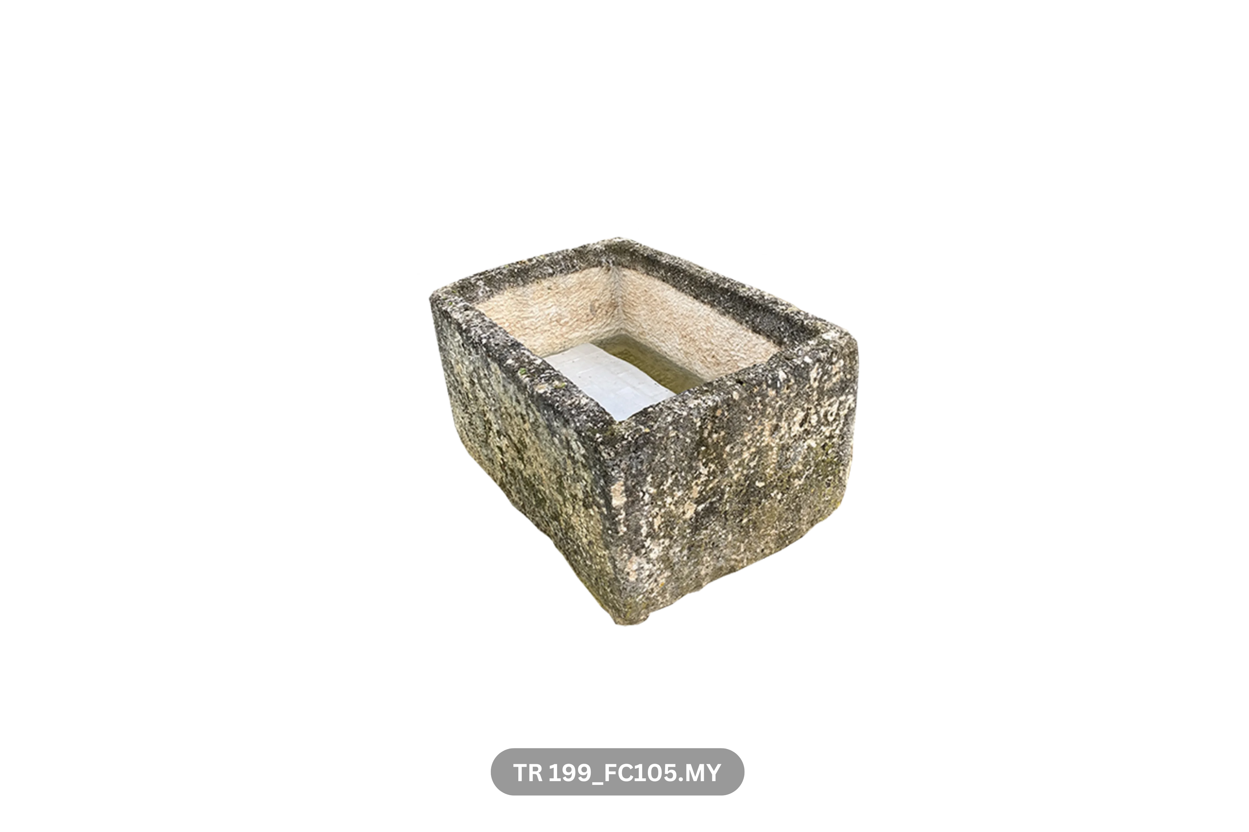 Antique French Limestone Trough - Image 3
